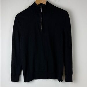 UNTUCKit Men's Black Zip-Up Sweater Size Medium